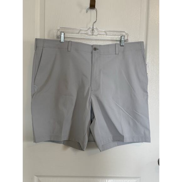 Nicklaus Eco Choice Men's Golf Shorts In Light Gray with 8-inch Inseam Size 40 - Picture 1 of 10